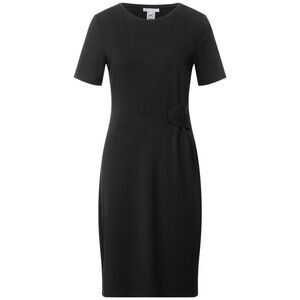 Street One Black Viscose Casual Women's Dress